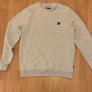 Billabong Light Gray Crewneck Sweater